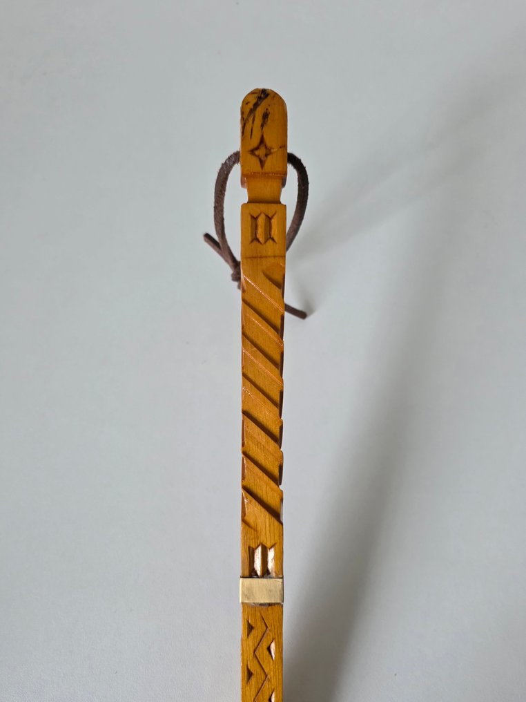 Unieke handgesneden Ellemaat - 测量仪器 - 木 - 1991/1992 #1.0