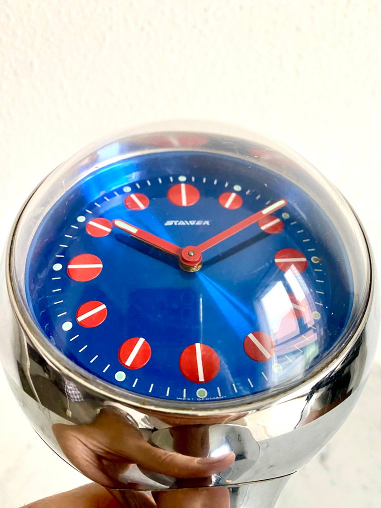 Επιτραπέζιο ρολόι - Staiger - Μοντέρνα απολύτως - 1960-1970 - Ξυπνητήρι Pop Space Age #2.1