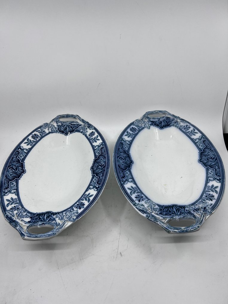 Wedgwood - 大淺盤 (2) - 陶器 - 装饰苏伊士 #1.0