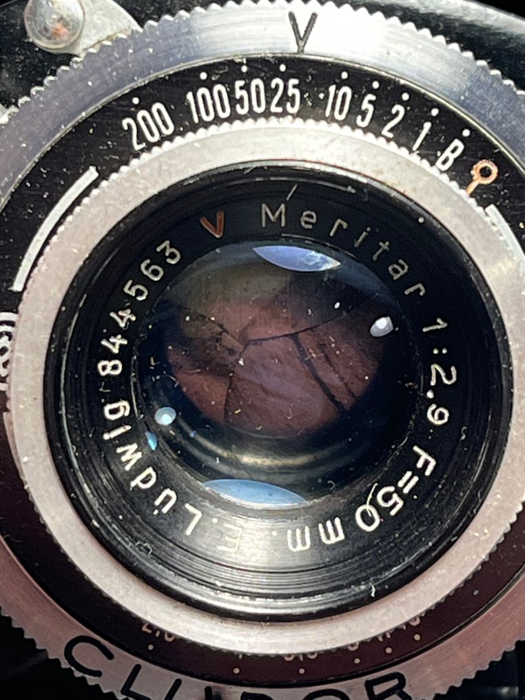 Belca Beltica 1950 met Ludwig Meritar 2,8/50mm | Analog hopfällbar kamera #1.0