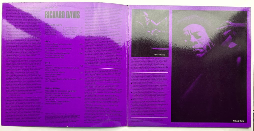 Richard Davis - Muses For Richard Davis - Single vinylplade - 1971 #2.1