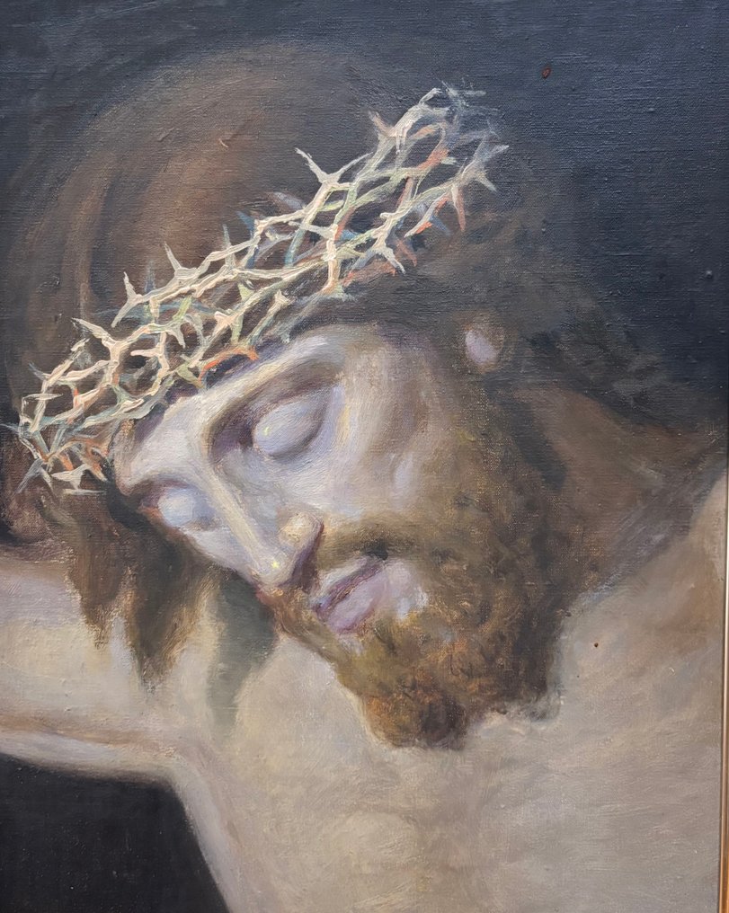 Școala Spaniolă - Cristo crucificado - 53 x 62 cm #3.2