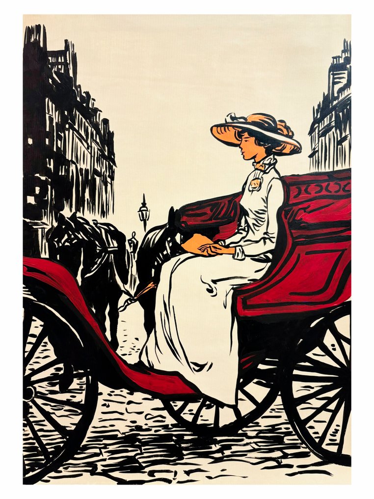 Flavia Delgado - LA NOVIA EN EL CARRUAJE ROJO XL (NO RESERVE) #4.3