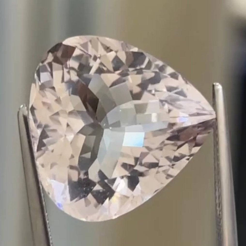 Ροζ Μοργκανίτης - 25.79 ct - Διεθνής Ένωση Έγχρωμων Πολύτιμων Λίθων (ICA GemLab) - Ανεπεξέργαστος ροζ βηρύλλιο. #1.0