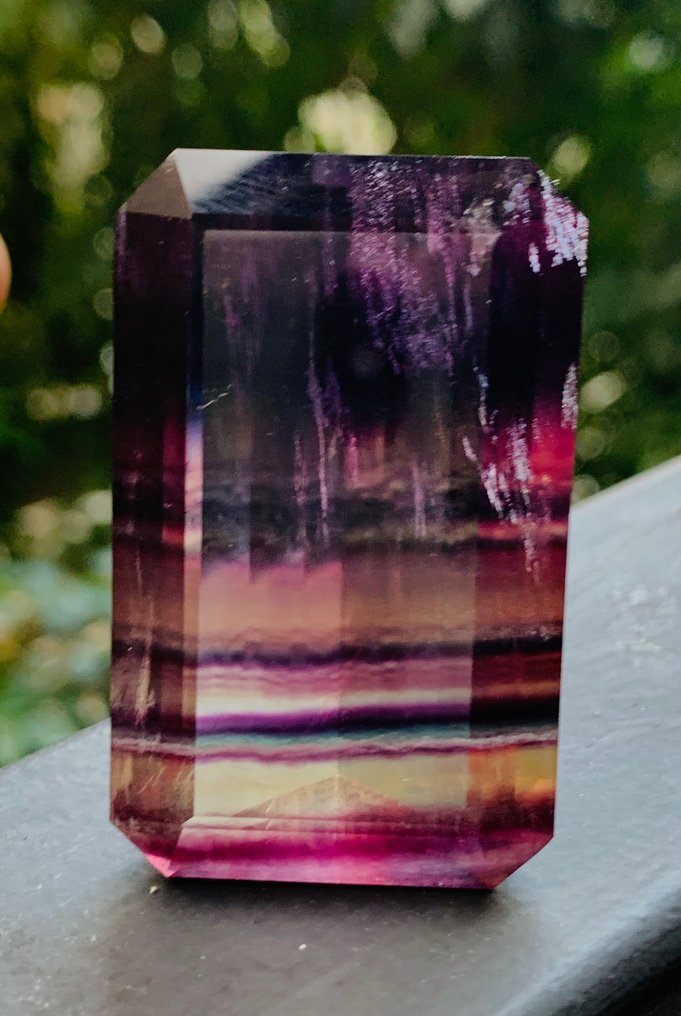 χωρίς τιμή ασφαλείας Δίχρωμο Φθορίτης  - 260.62 ct - Διεθνής Ένωση Έγχρωμων Πολύτιμων Λίθων (ICA GemLab) #4.3