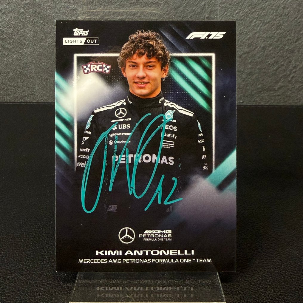 Mercedes - Topps Lights OUT - Signed - Kimi Antonelli - 2025 - Κάρτα ανταλλαγής #1.0