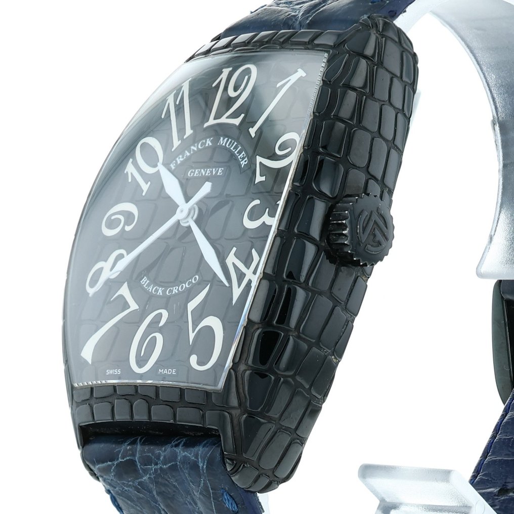 Franck Muller - Tonneau Curvex Black Croco - 没有保留价 - 7880SC BLK CRO - 中性 - 2010-2020年  #3.2