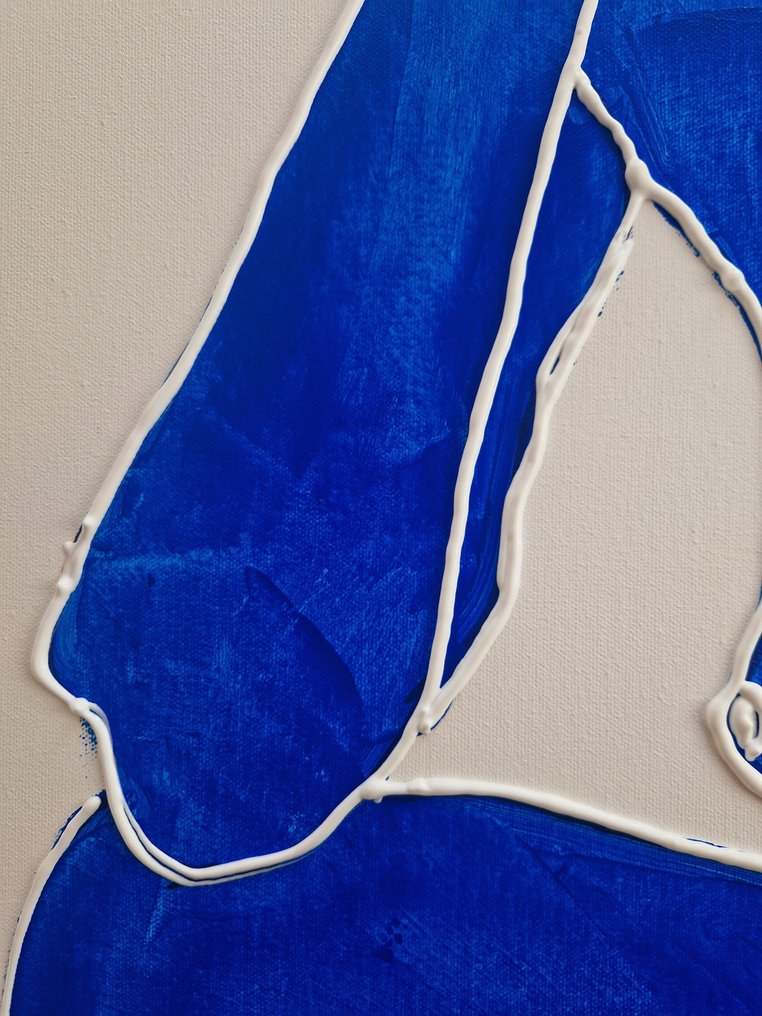 Henry Escobar - BLEU Matisse (attention sur fond blanc) #3.2