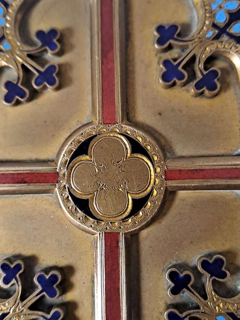 Picture frame  - Bronze, Enamel #4.3