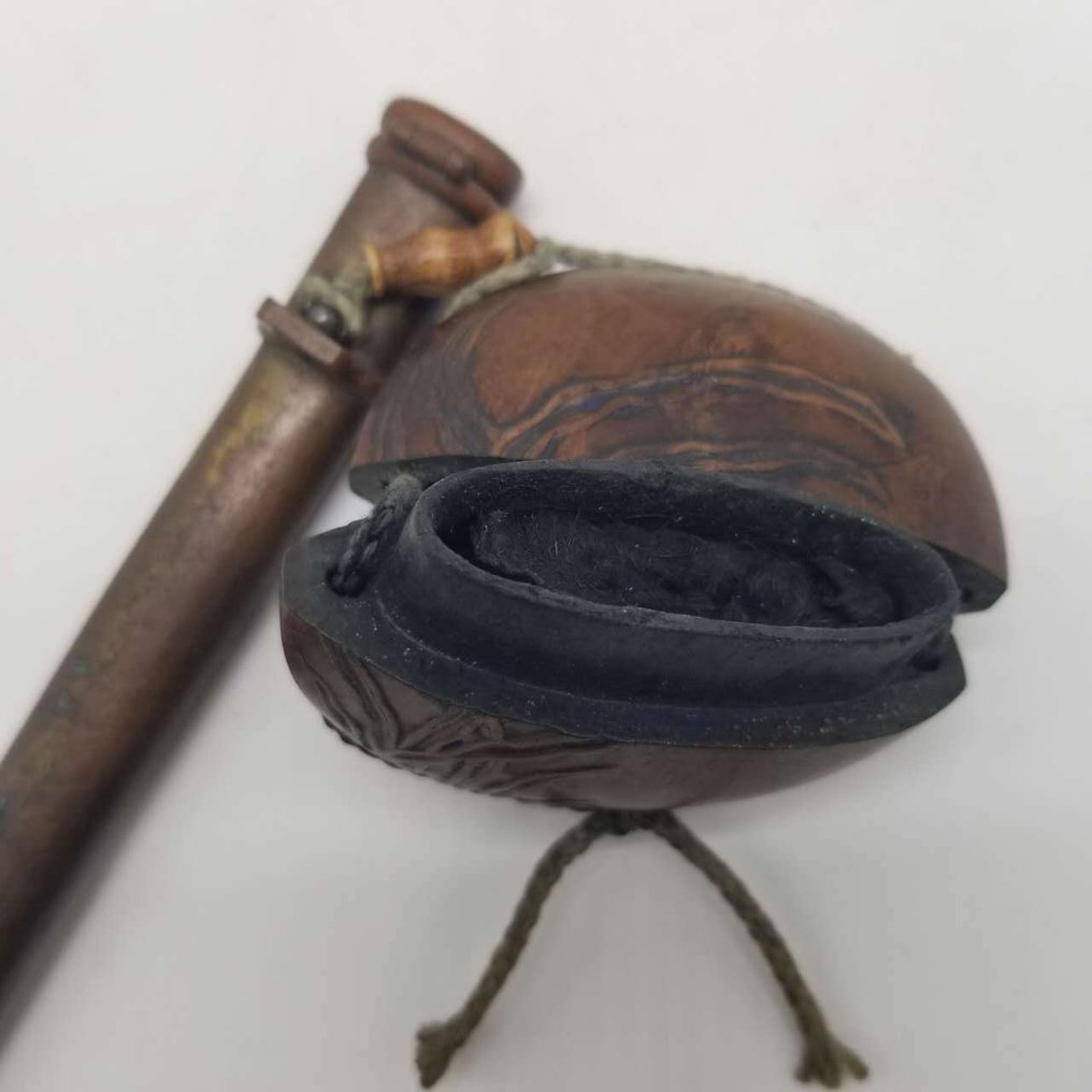 Σετ γραφής με βούρτσα και μελάνι - Χαλκός, Ξύλο - Ιαπωνία - 1900-2000 #4.3