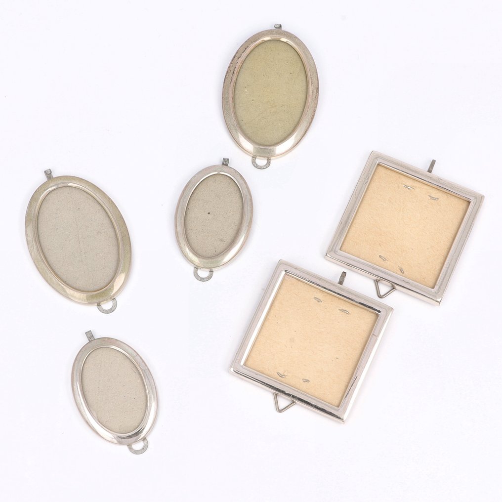 NO RESERVE - Ramka na zdjęcia (6) - Srebro pr. 835, Srebro pr. 925 #1.0