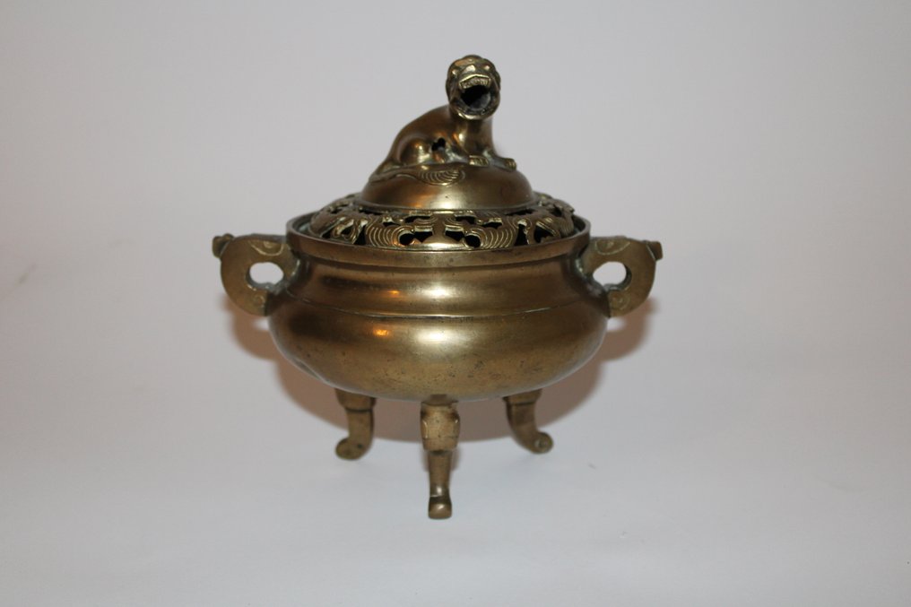 Palnik zapachowy - Żeliwo, brąz #1.0