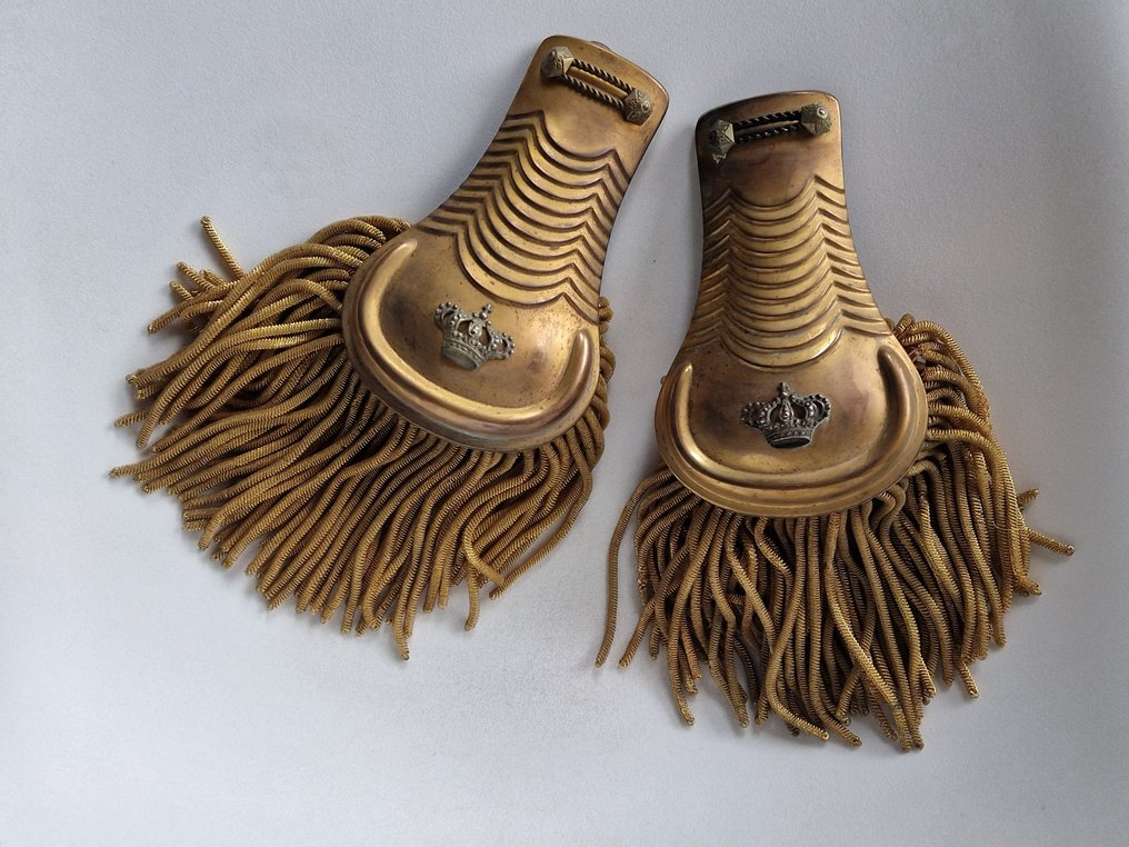 意大利 - Genio - 军装 - 皇家工程军专用肩章一对 #3.2