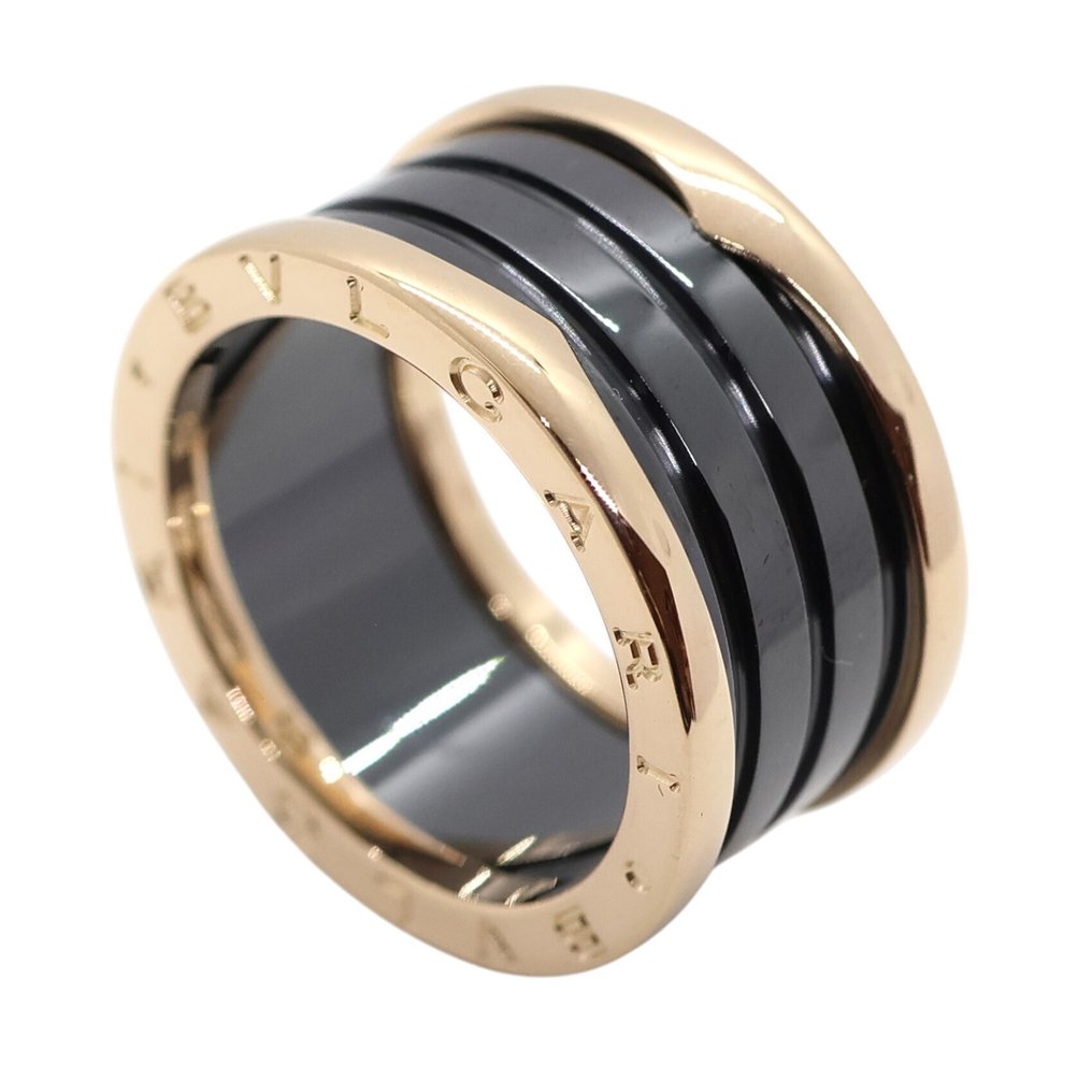 Bvlgari - Ring - B.zero 1 - 18 karat Rosegull, Ceramic #1.0