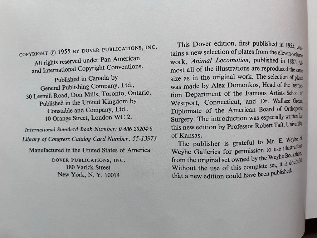 Eadweard Muybridge - The Human Figure in Motion; Animals in Motion - 1955-1955 #3.2