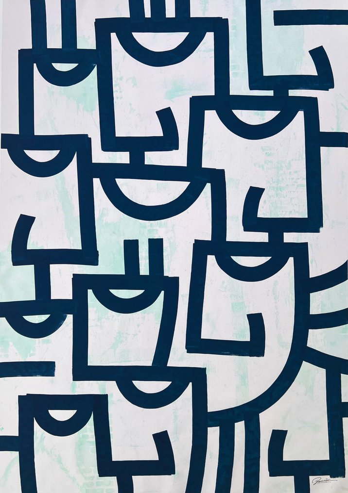 Bamèr - The observers - (XL), (unique work) #1.0