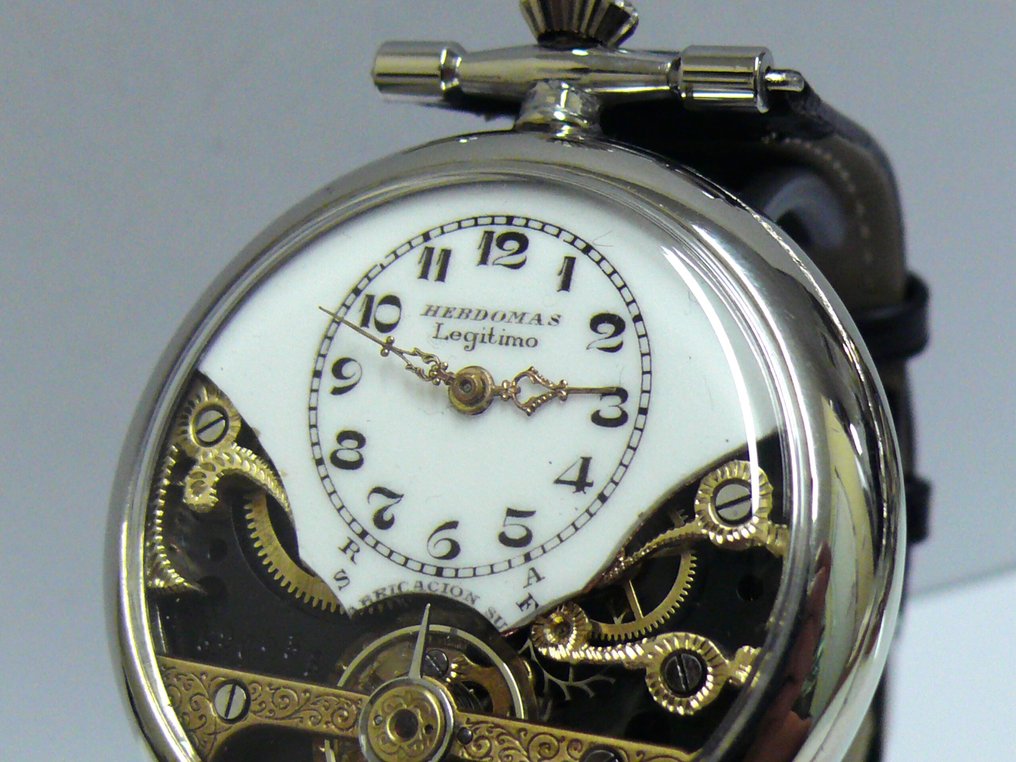 Hebdomas - Legitimo Swiss SKELETON 8 Jours/Days Mariage Watch - Nincs minimálár - Férfi - 1900-1949  #4.3