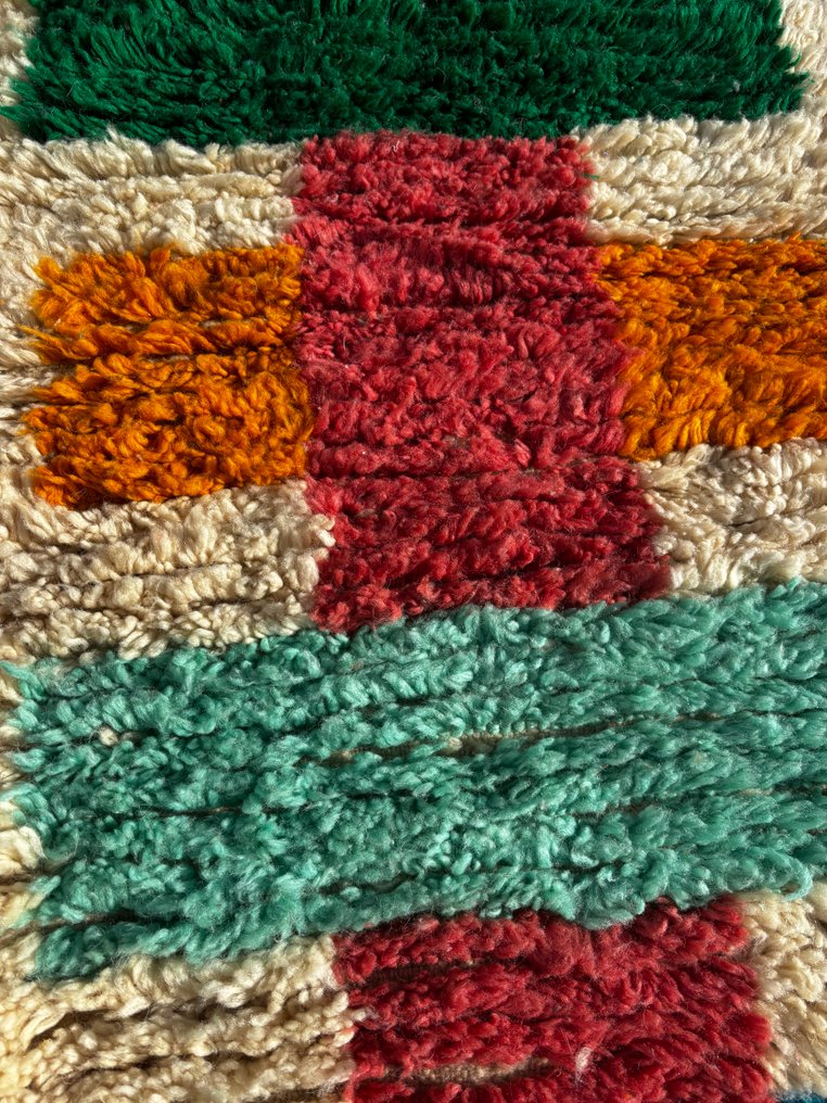 Αυθεντικό μαροκινό χαλί Boujad Runner – 85 × 300 εκ. – Νέο χειροποίητο χαλί από Berber μαλλί – - Χαλί - 300 cm - 85 cm - Χειροποίητο χαλί από μαλλί #3.2