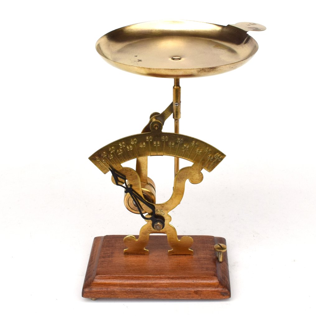 Narcissé Briais - Vægt - Forniklet messing - håndlavet fod #1.0