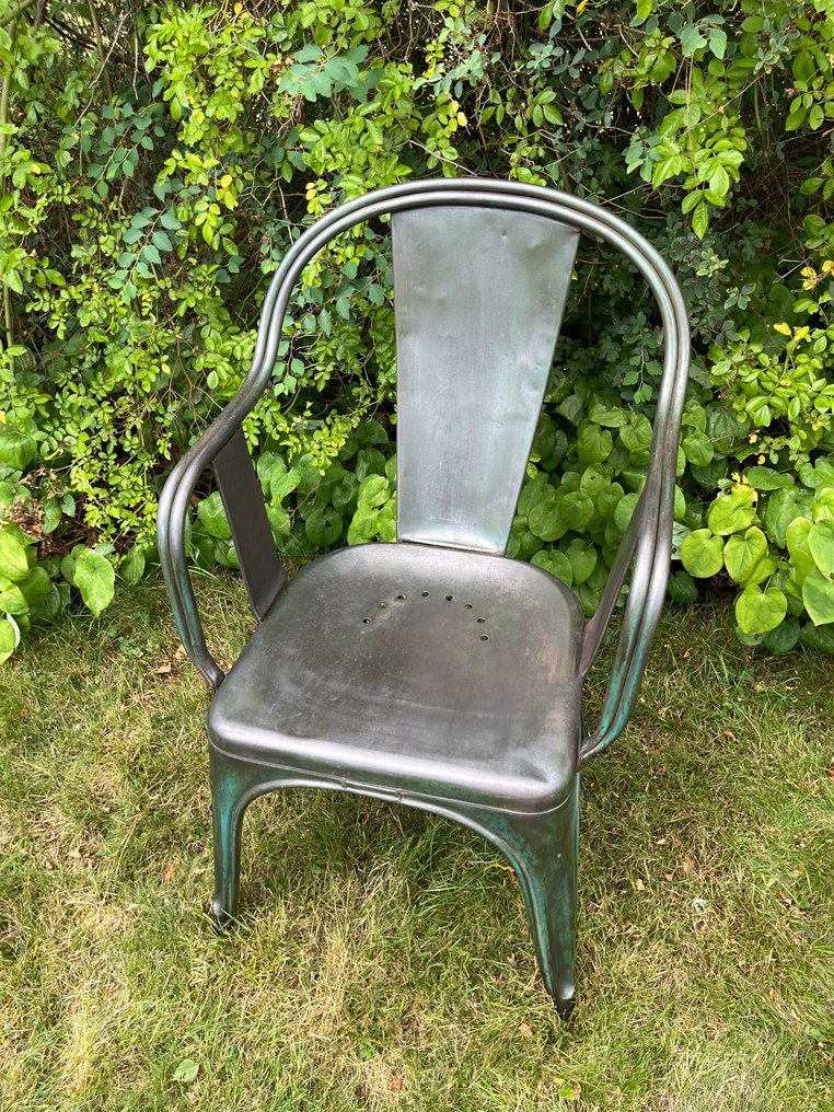 Tolix - 椅子 - Modèle C - 铁 - 扶手椅 #1.0