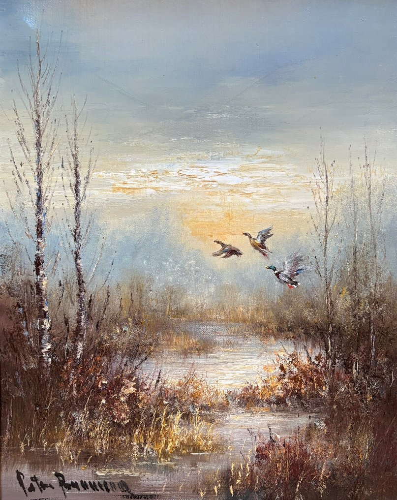 Pieter Brouwer (1935-2010) - Opvliegende Eenden #1.0