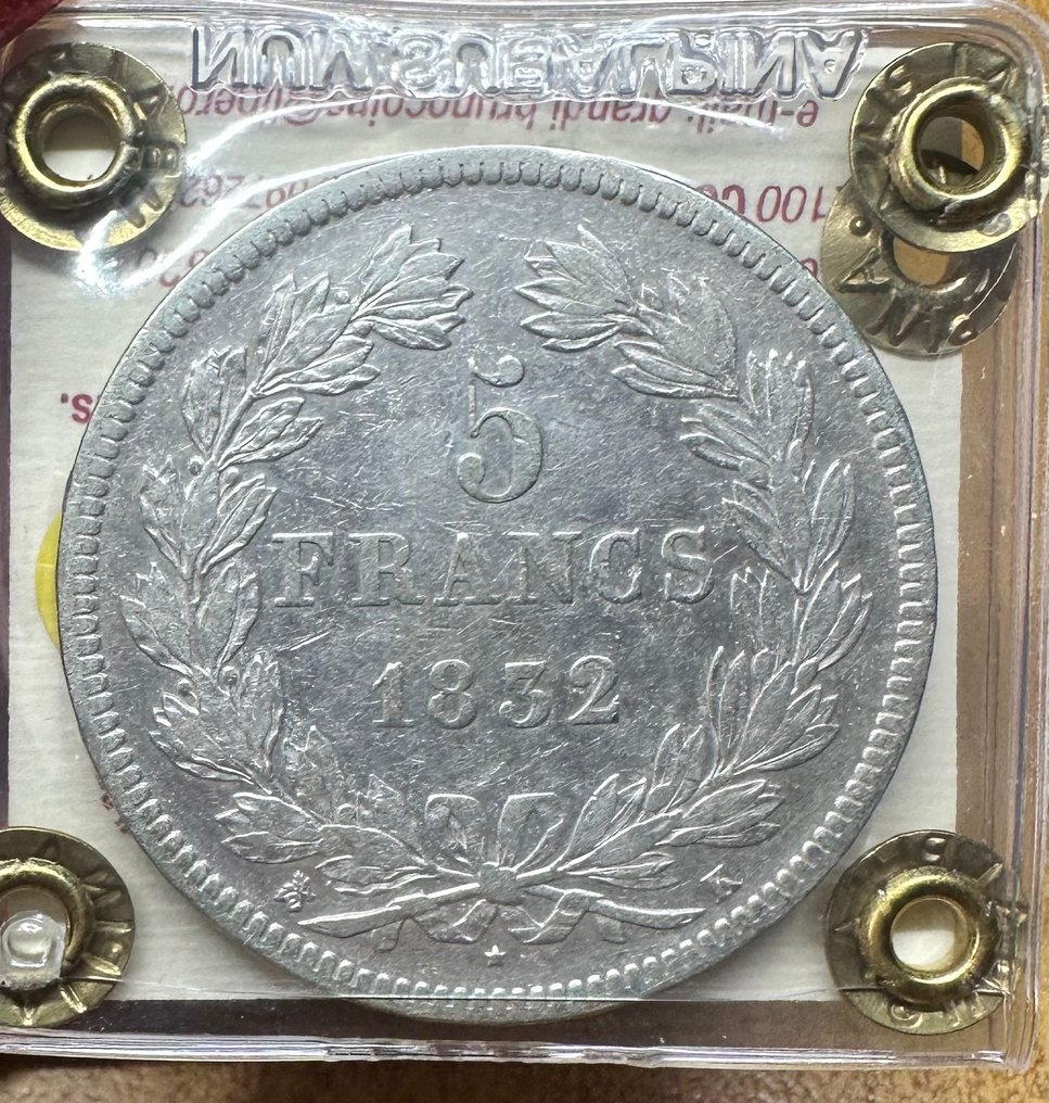 France. Louis Philippe I. 5 Francs 1832-K, Bordeaux  (No reserve price) #1.0