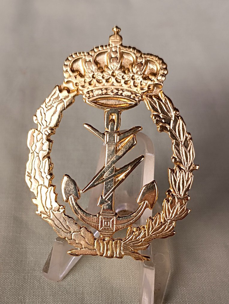 西班牙 - 海军奖章 - 军用配件 #4.3