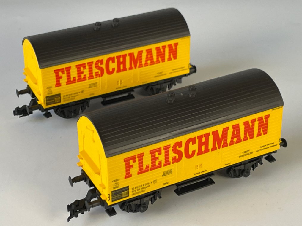Fleischmann H0 - Set machetă tren cu vagon marfă (6) - Set de reclame pentru vehicule Fleischmann #4.3
