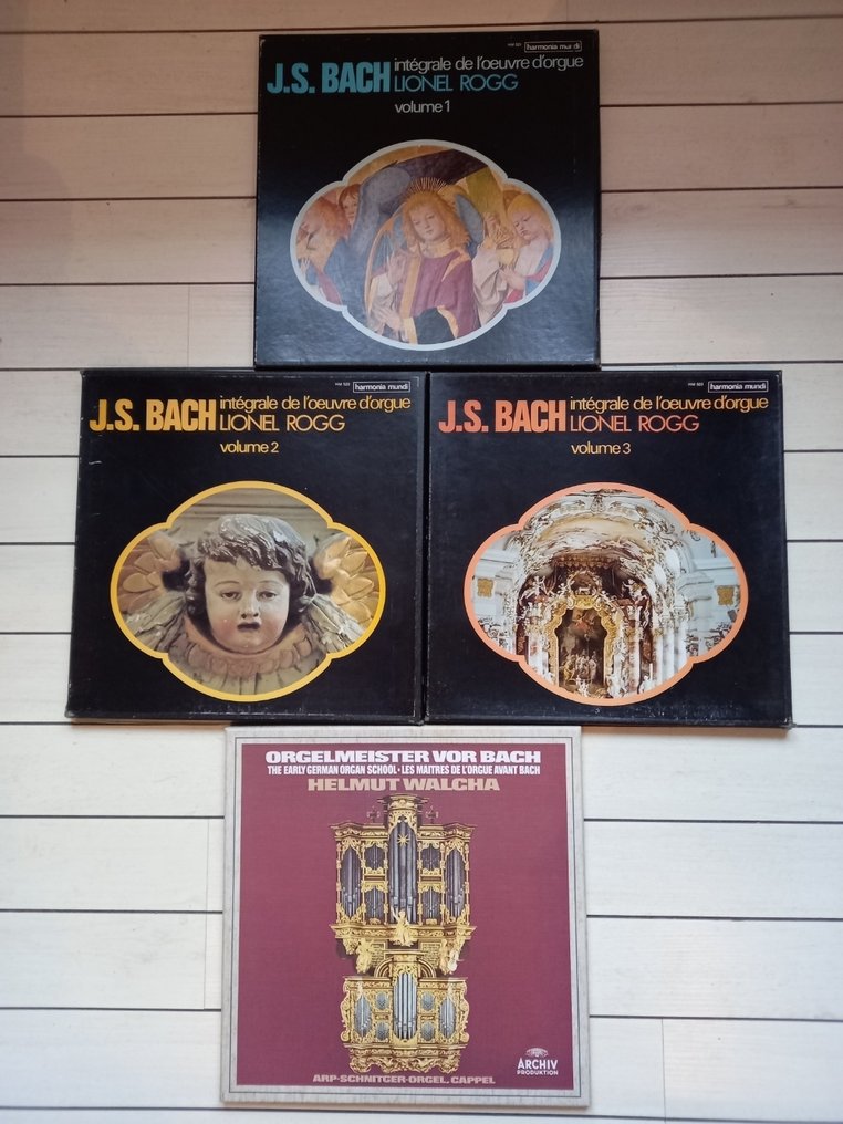 J - S BACH - Complete organ works - Organ masters before Bach - - Πολλαπλοί καλλιτέχνες - Συλλογή LP - 1972 #1.0