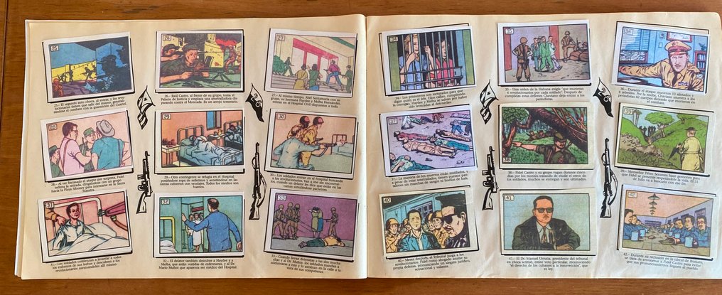 1959 Revolucion Cubana Fidel Castro Ernesto ¨CHE¨ Guevara Juan Manuel Fangio Camilo CienFuegos Original - 1 完整專輯 - Good (GD) #3.2