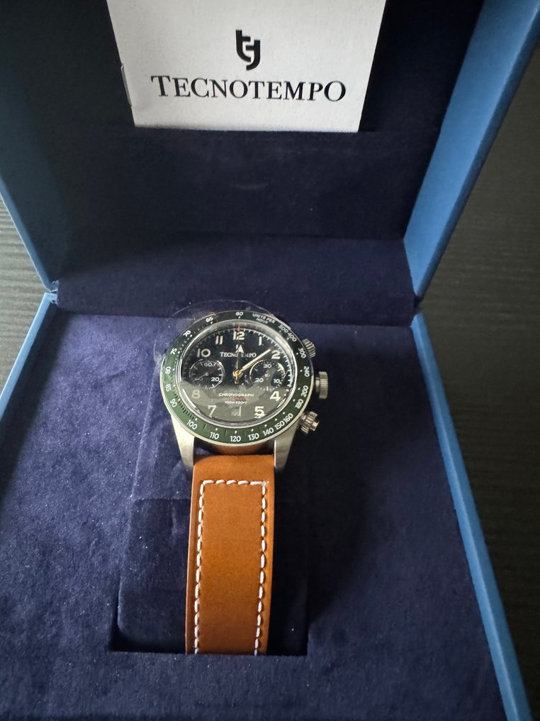 Tecnotempo - Chronograph  Automatic - "MECA CHRONO" - Limited Edition - - TT.100MC.LBG - Men - 2020+  #1.0