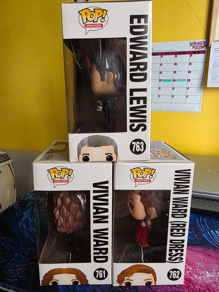 Funko - Funko Pop Pretty Woman Set: Edward Lewis; Vivian Ward; Vivian Ward (Red Dress) - 2020+ #1.0