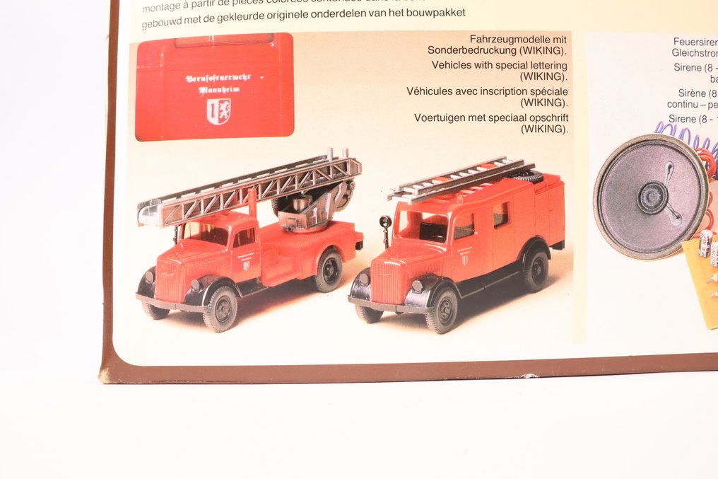 Faller H0轨 - B-900 - 模型火车拼搭套件 (1) - 消防站 'Exclusiv Modell 1987' #4.3