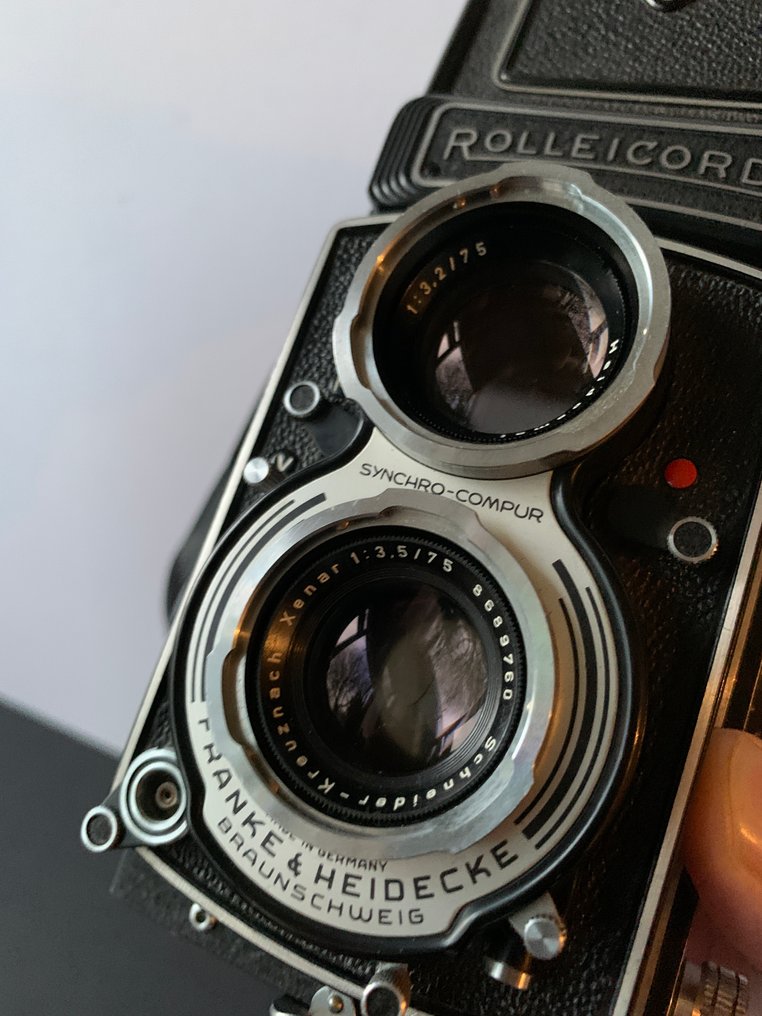 Rollei Rolleicord met Schneider-Kreuznach Xenar 3,5/75mm + loads acc. | Twin lens reflex camera (TLR) #1.0