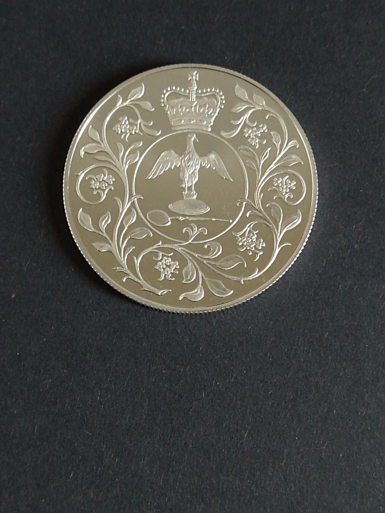 Ηνωμένο Βασίλειο. 1977 medaglia Proof commemorativa del Giubileo d' argento della Regina Elisabetta.  (χωρίς τιμή ασφαλείας) #1.0