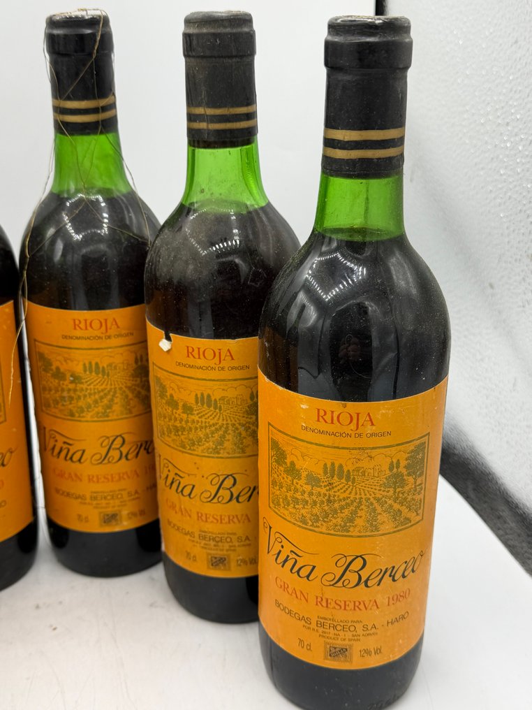 1980 Bodegas Berceo, Viña Berceo - 里奥哈 Gran Reserva - 6 Bottles (0.75L) #2.1