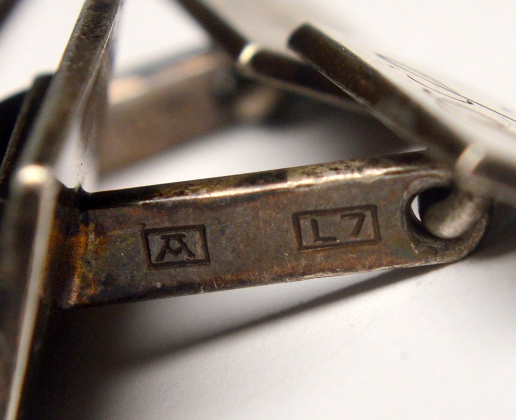 Nincs minimálár - Mandzsetta Finnország 813 Ezüst - Kupittaan Kulta Oy Ónix - Rauno Oma Mättö #3.2