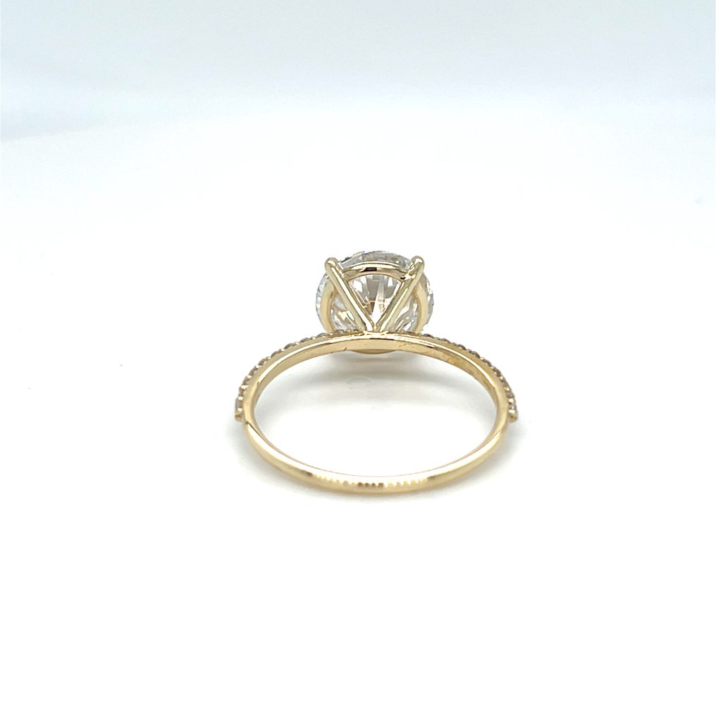 沒有保留價 - 戒指 - 14 克拉 黃金 -  1.18ct. tw. 鉆石 (實驗室培育) - 鉆石 #4.3