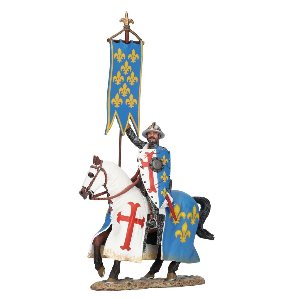 King & Country - Crusaders & Saracens - Crusaders - Figur - MK085 “The King’s Banner Knight” - Hvidmetal #1.0