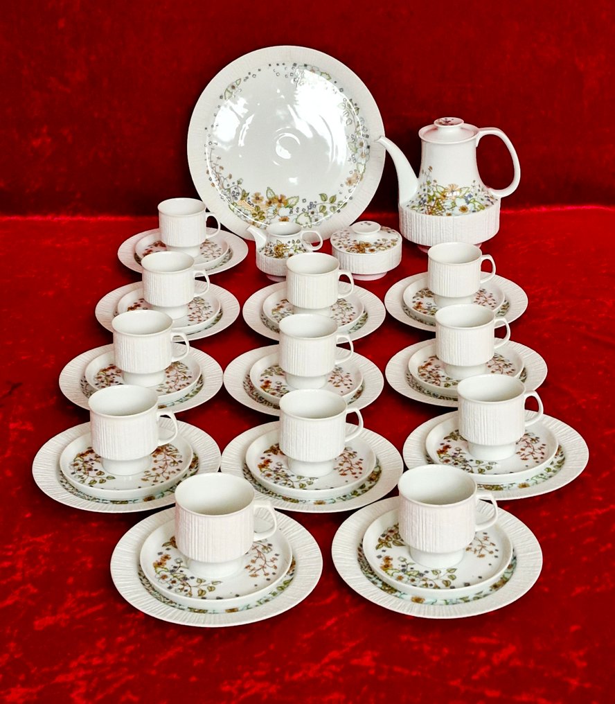 Thomas Germany - Coffee set for 12 (40) - Arcta - Porcelain #1.0