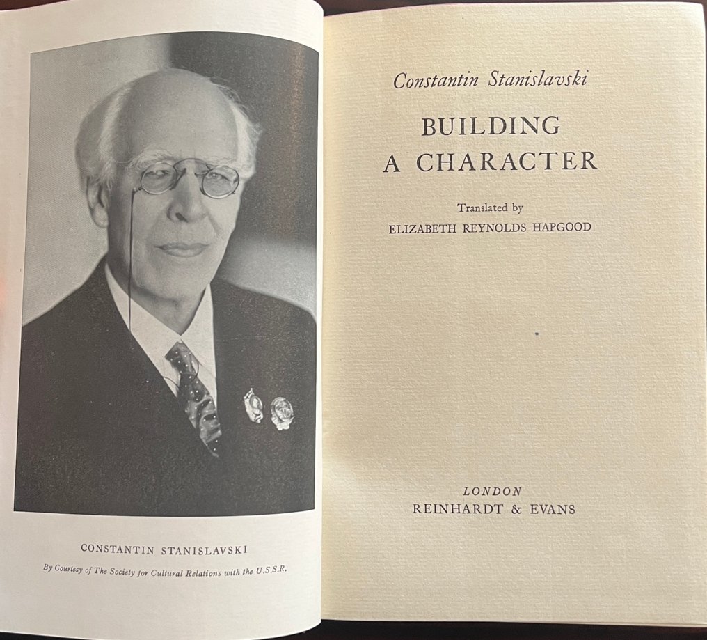 Constantin Stanislavski - Building A Character, 1st rare UK Edition! - 1950 #3.2