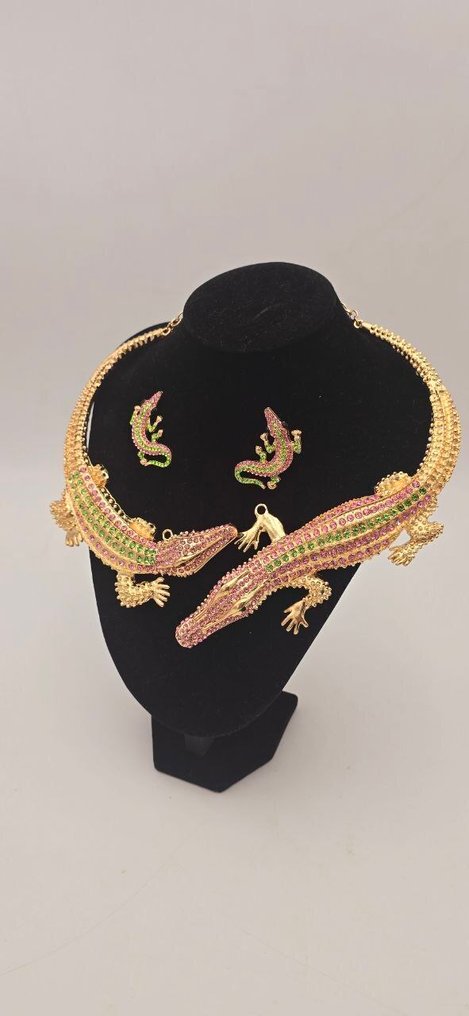 主题系列 - 法国限量版24克拉金镀套装 - 2件套珠宝 #4.3