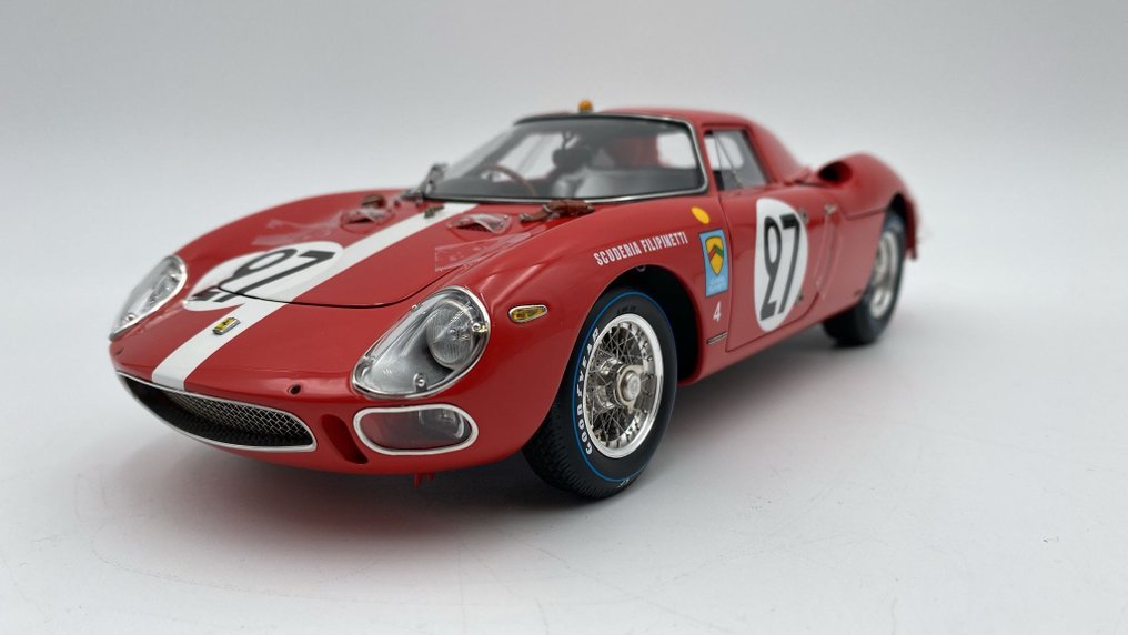 CMC 1:18 - Modellauto - Ferrari 250 LM 24h France 1965 N.27 Spoerry - Boller - (cod.B19) #1.0