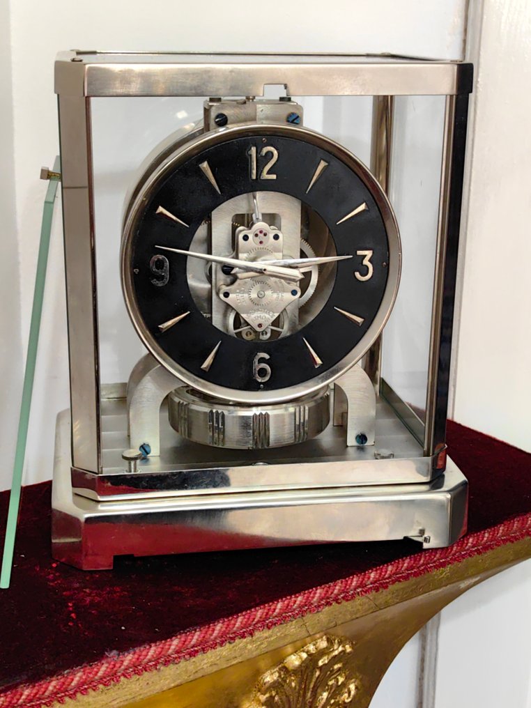 Pöytäkellot - Jaeger-LeCoultre -   - Nikkelipinnoitettu messinki, Kristalli - 1970-1980 #1.0