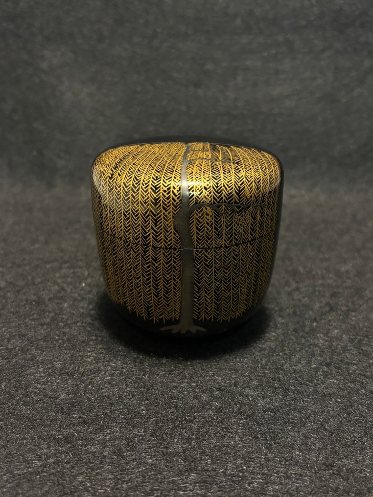 Natsume - Weinender Weide Maki-e  枝垂れ柳 蒔絵 - Holz #2.1