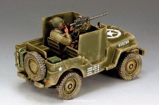 King & Country - Figure - DD161 US Armoured Jeep - Tin #1.0