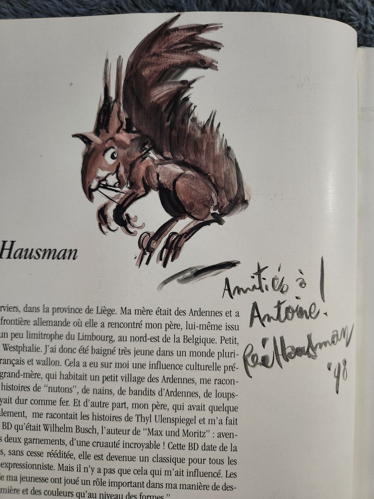 Hausman - Le Prince des écureuils + ex-libris + dédicace - C - 1 Album - Første udgave #1.0