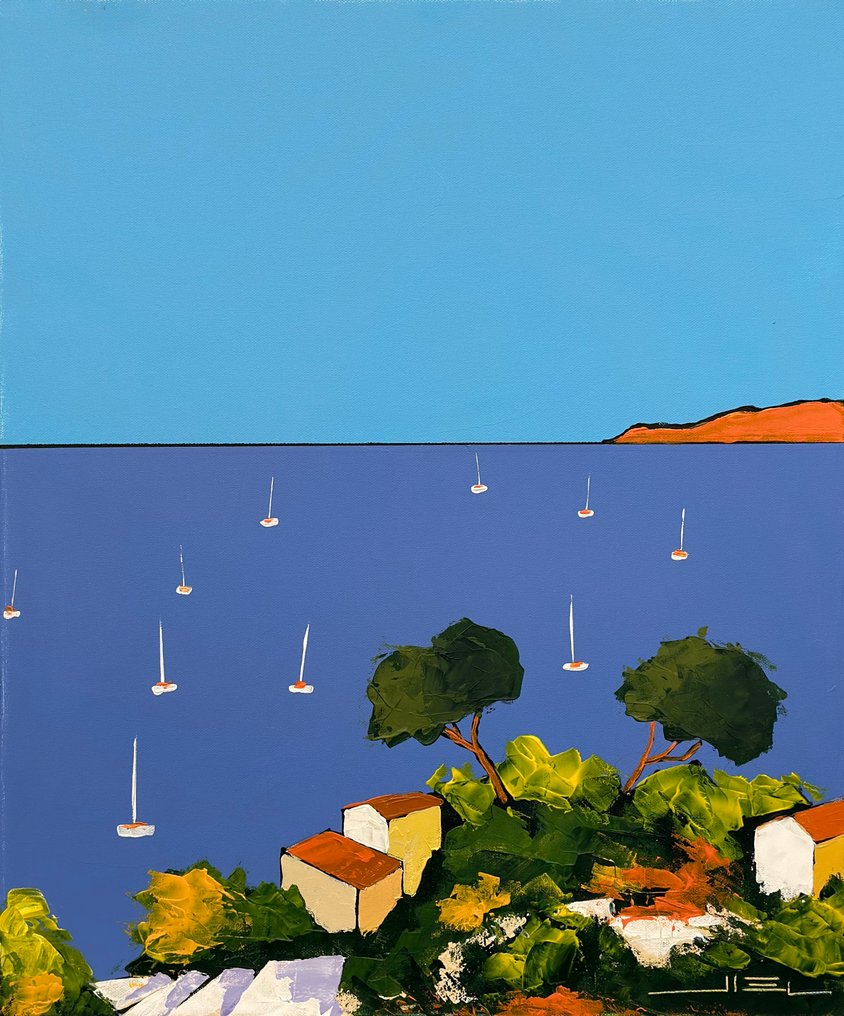 Jiel - Vue sur la Grande Bleue, depuis les toits Méditerranéens. #1.0