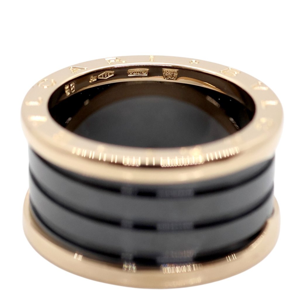 Bvlgari - Ring - B.zero 1 - 18 karat Rosegull, Ceramic #4.3