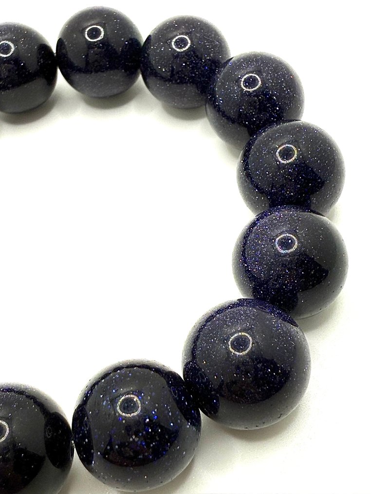 RARO - Space Sand - Dark Blue Agate - AAA - Argento 925 - Πιστοποιητικό Αυθεντικότητας - Σετ κοσμημάτων 2 τεμαχίων - Αποκλειστική εργασία #2.1